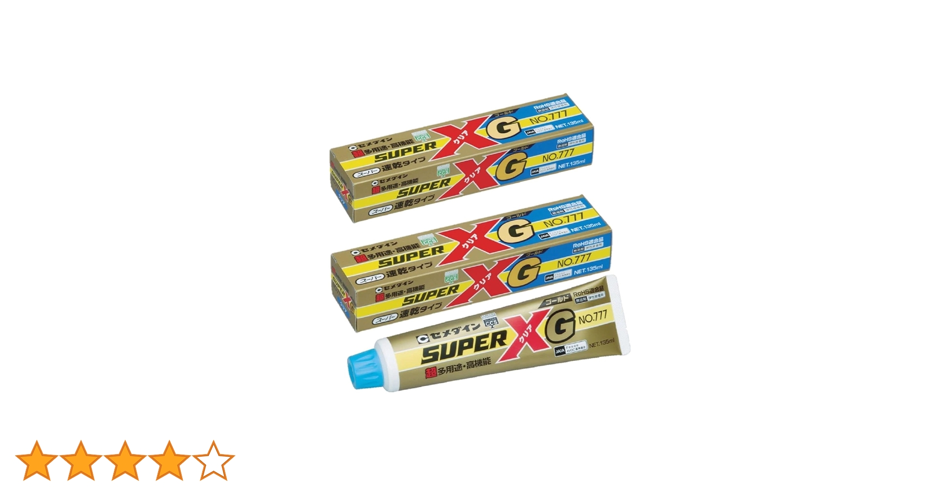 Amazon.co.jp: セメダイン スーパーXG No. 777 クリア 135 mL